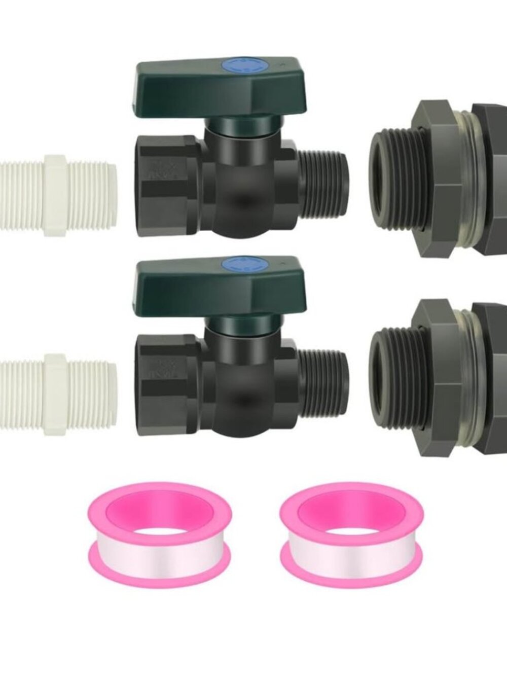 2 Pack Rain Barrel Spigot Kit